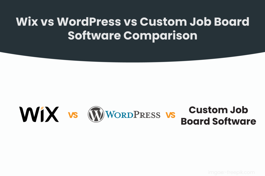 Wix vs WordPress vs Custom Job Board Software Comparison