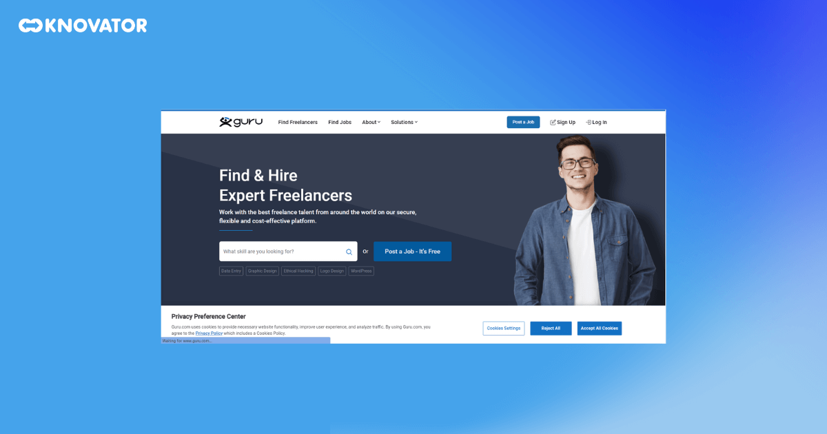 Guru Best for finding freelancers