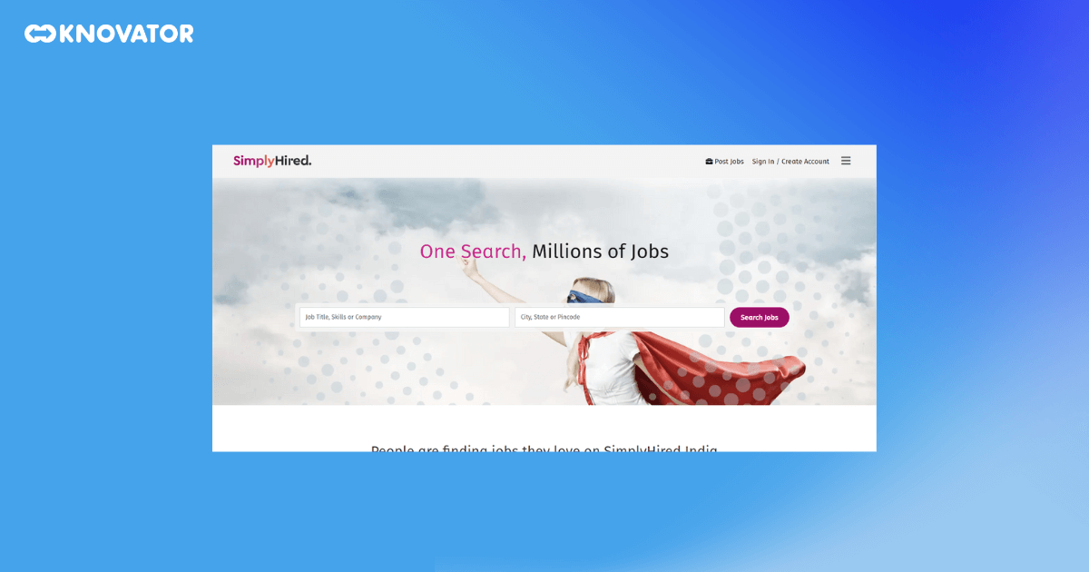SimplyHired Best job site aggregator