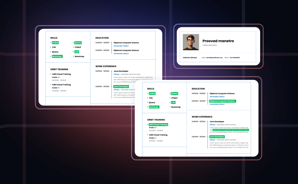 Contextual Resume Matching