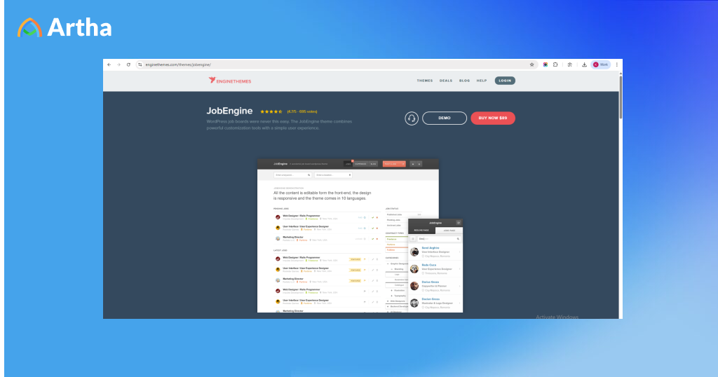 8. JobEngine 8. Jobengine