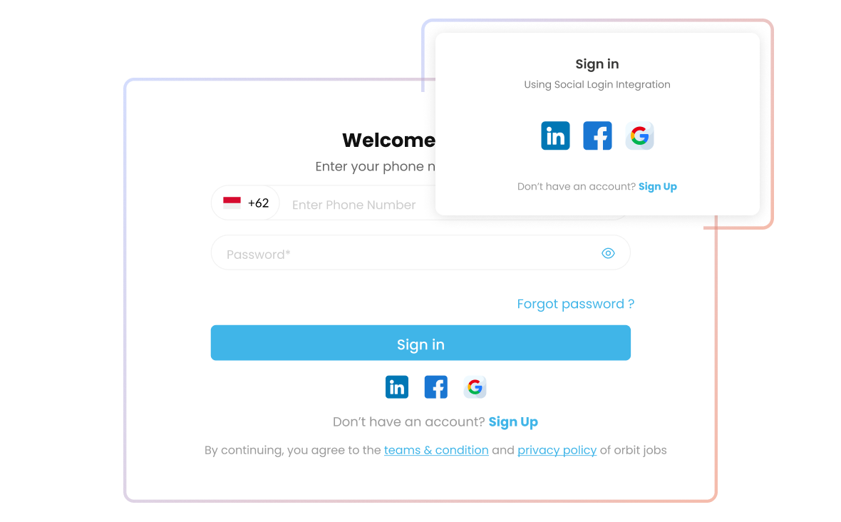 Social Login Integration