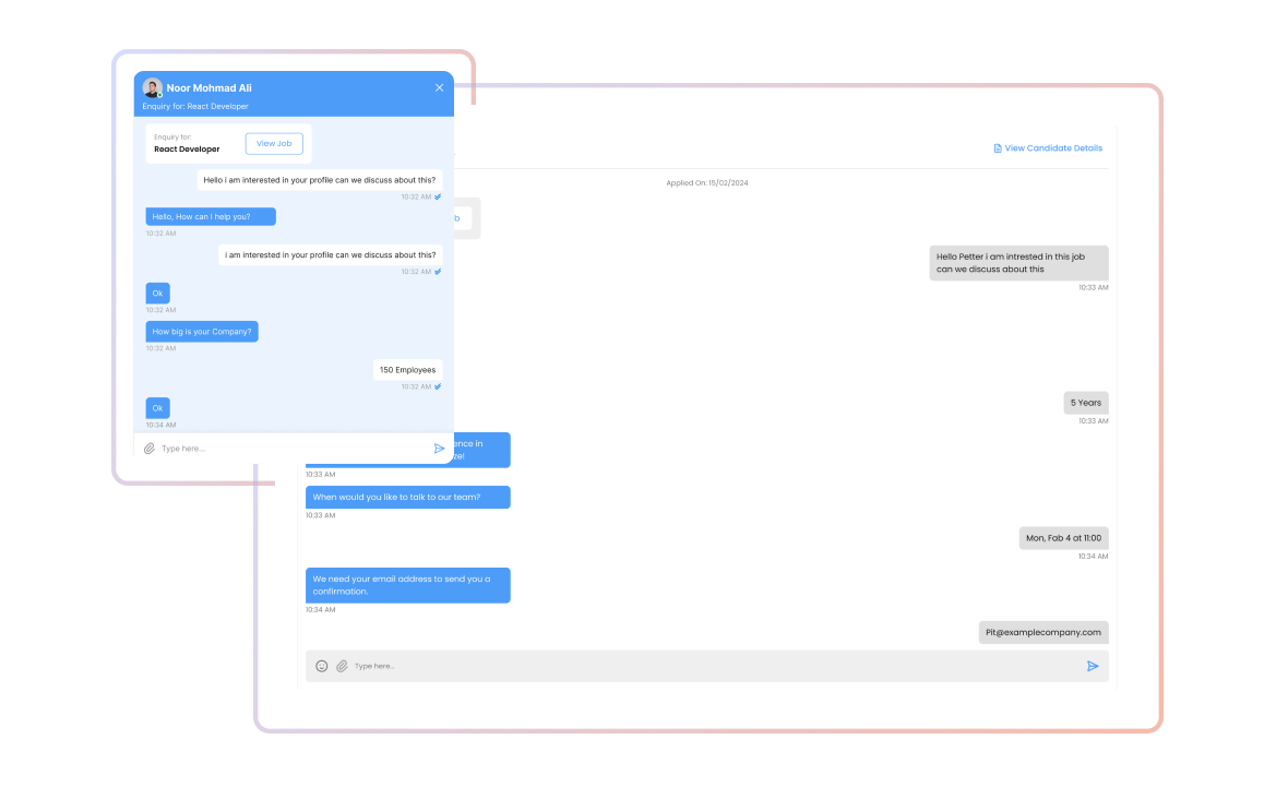 Real Time Messaging Integration