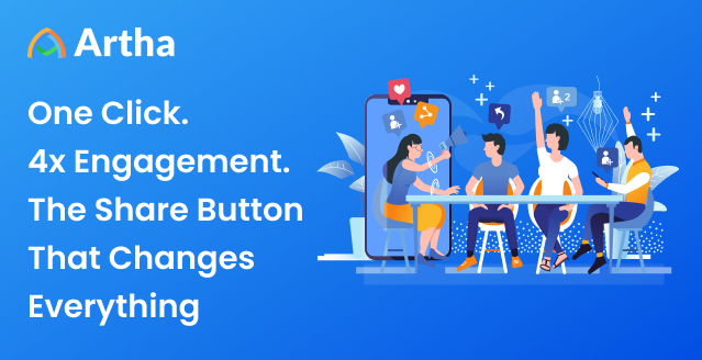 One Click. 4x Engagement. The Share Button That Changes Everything