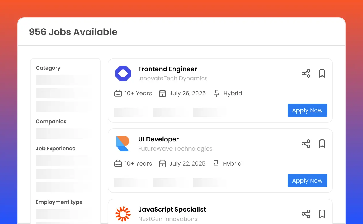 Card Card - Artha Job Board
