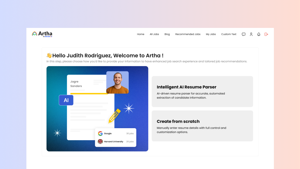 Artha Resume Parser