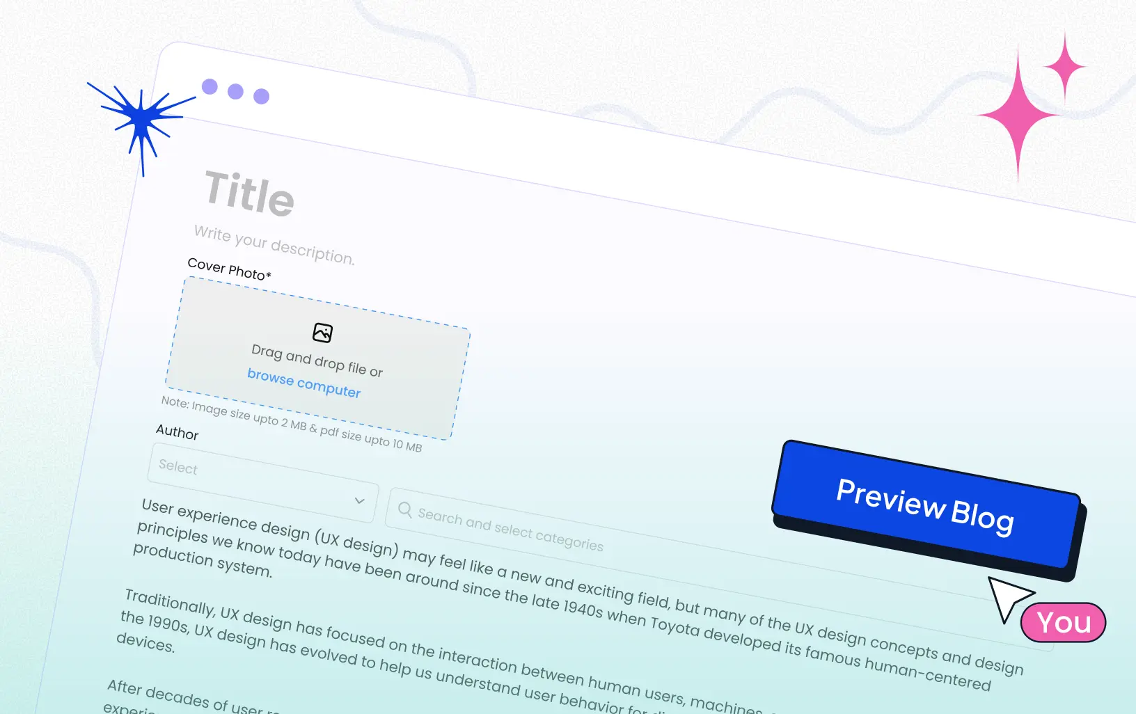 Manage Content With a Built-In Editor